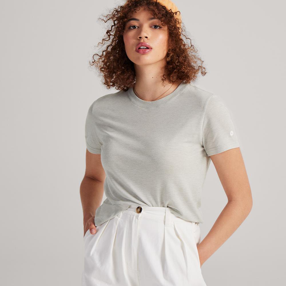 Allbirds Women's TrinoXO™ Classic Fit - T-Shirt White - ZQF690178